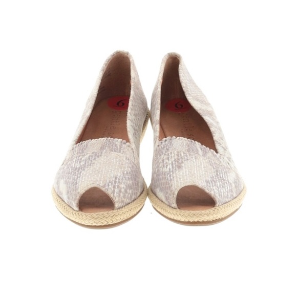 Gentle Souls Lissa Wedge Espadrille Sandal Gray - Picture 3 of 3